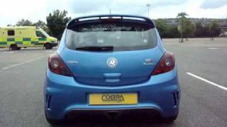 Vauxhall Corsa D VXR Performance Exhaust by Cobra Sport Exhausts [upl. by Marj290]