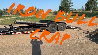 Ironbull tilt trailer review DON’T BUY THIS JUNK [upl. by Madra]