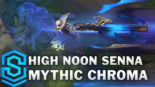 Mythic High Noon Senna Chroma Comparison  PBE Preview  League of Legends  Mythic Chroma [upl. by Eitirahc]