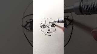 Drawing process art art girls sketch shorts [upl. by Feer54]