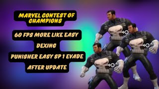 Marvel Contests Of Champions Punisher special 1 evade easily after 60 FPS update [upl. by Pomfrey184]