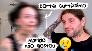 CORTANDO MEU CABELO EM CASA SOZINHA [upl. by Eseeryt472]