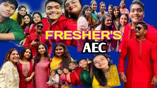 Freshers Party at AEC  freshers  asansol  hindivlog  VLOG 59 [upl. by Ahsikar]