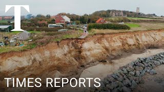 Britains collapsing coastline  Times Reports [upl. by Muhcon]