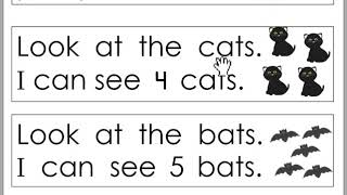 Very first sight word sentences 12 look [upl. by Barnabe401]