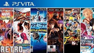 Top 5 PSP VITA Fighting Games [upl. by Izy234]