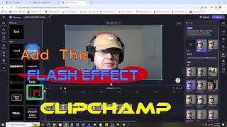 Add The Flash Effect In Clipchamp [upl. by Salohcim]