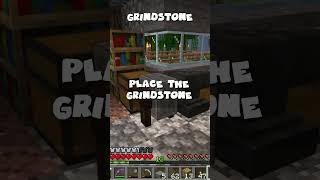 Lets Make a Grindstone in Minecraft Survival 😎😎 shorts [upl. by Lisabet]