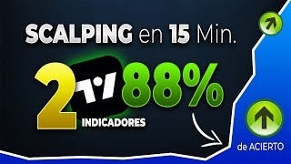 ¡Haz SCALPING como un EXPERTO Estrategia con 2 IINDICADORES Clave [upl. by Adnilav]