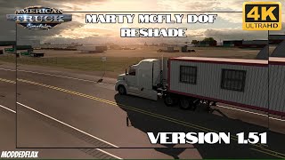 ATS 151 quotMarty McFly DOF Reshadequot RTX 4090 Max Settings Gameplay 4K  JBX3 [upl. by Acisey]