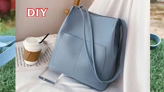 DO YOU LIKE THIS BAG COME ON LETS SEW IT TOGETHER  DIY SHOULDER BAG TUTORIAL  MJ EASY CRAFT [upl. by Whitman]