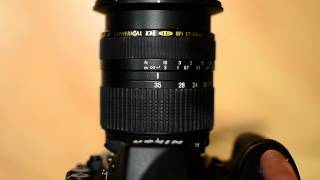 Tamron SP AF 1735 mm f284 Di LD  FOCUSING SPEED [upl. by Loyce]