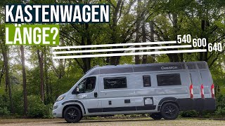 Die quotrichtigequot Kastenwagen Länge  540 vs 600 vs 640 [upl. by Adriell]