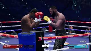 Undisputed Riddick Bowe Vs Deontay Wilder EPIC KNOCKOUT undisputed boxing fighting gaming ps5 [upl. by Anirda]