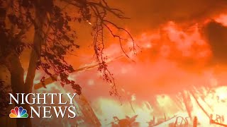 Deadly Wildfire Ravages Northern California  NBC Nightly News [upl. by Nirrac]