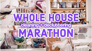 WHOLE HOUSE CLEANING AND DECLUTTERING MARATHON  OVER 3 HOURS OF CLEANING MOTIVATION  BECKY MOSS [upl. by Mcloughlin743]