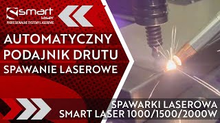 Spawanie laserowe z automatycznym podajnikiem drutu [upl. by Aikehs]