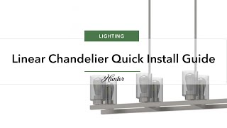 Linear Chandelier Lighting Quick Install Guide [upl. by Yramesor360]