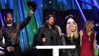 Nirvana  Complete Induction amp Acceptance Speech Rock Hall of Fame Barclays Brooklyn NY 4102014 [upl. by Odrautse]