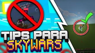 🔥15 Consejos para mejorar en SKYWARS  Minecraft Bedrock Win10MandoTouch [upl. by Mosnar527]