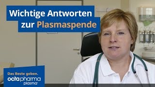 Wichtige Antworten zur Plasmaspende [upl. by Pauletta]