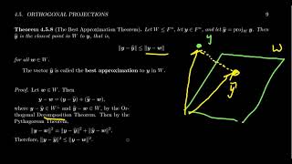 The Best Approximation Theorem [upl. by Assert]