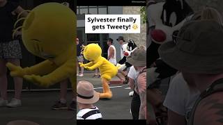 Sylvester finally GETS Tweety 😱shorts [upl. by Novahc]