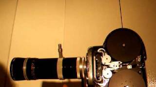 Bolex Reflex H16 with Switar RX Zoom Demo [upl. by Asil]