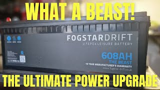 Fogstar 608ah lithium battery off grid solution DIY Camper Van Electrical Install START TO FINISH [upl. by Ahsya]