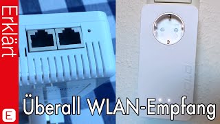 Zu Hause überall WLAN Empfang  Devolo dLAN 1200 WiFi Adapter  Test  Review Deutsch [upl. by Asenev]