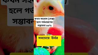 গর্ভধারণের উর্বর সময়। best time for fertility health shortfeed [upl. by Atteyek]