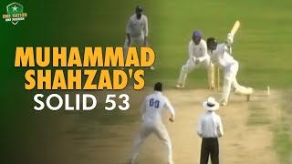 Muhammad Shahzads solid 53  WAPDA vs PTV  Presidents Trophy GradeI 202324 [upl. by Aralk]