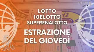 Estrazioni Lotto 10eLotto e Superenalotto di oggi giovedì 11 gennaio 2024 Radio PugginiOnAir [upl. by Shedd]