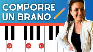 COME COMPONGO UN BRANO AL PIANOFORTE che poi ti insegno [upl. by Tinaret896]