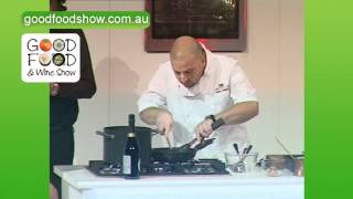 Recipe Lamb Souvlaki with George Calombaris and Gary Mehigan [upl. by Skilken]