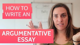 How to Write an Argumentative Essay  Advance Writing [upl. by Morly]