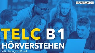 TELC B1 Hörverstehen Modelltest mit Lösungen  Deutsch lernen durch Hören DldH [upl. by Ahsinat618]