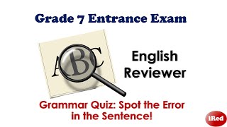 English Reviewer for Incoming Grade 7 [upl. by Grimbal169]