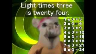 The 3 Times Tables Song [upl. by Idnyc]