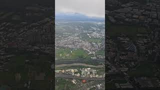 Scenery outside the plane landing at Taichung Airport Taiwan 🇹🇼 [upl. by Janna]