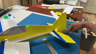 Foam Board RC Profile 3D Sport Plane Build DIY [upl. by Fiona196]