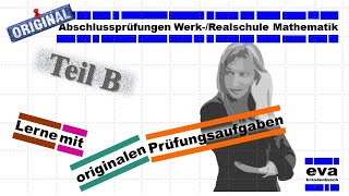 Abschlussprüfung 2022 B1b  BW Realschule Mathematik [upl. by Larimer]