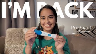 I’M BACK  PREGNANT amp REACTION VIDEO FROM FAMILY [upl. by Nailil]