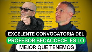 Excelente convocatoria del profesor Becaccece es lo mejor que tenemos [upl. by Aileme]