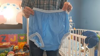 Carer incontinence plastic pants now come in different colors [upl. by Dine]