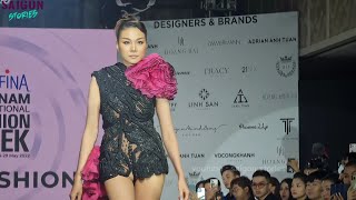 Phản ứng Vũ Thu Phương khi xem Thanh Hằng catwalk khoe đẳng cấp Chị Đại cùng dàn mẫu trước VIFW 2022 [upl. by Gratiana]