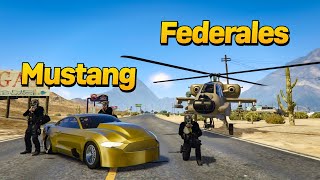 Forramos Este Mustang Con Oro Y Nos Caen Los Federales Gta Rp [upl. by Birck]