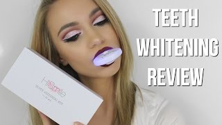 How I Whiten My Teeth  HiSmile Review amp Demo [upl. by Mich]