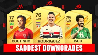 SADDEST DOWNGRADES in FIFA  Part 4 ft Coutinho Isco James Rodriguez [upl. by Kcam300]