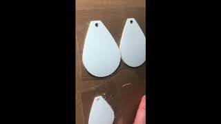 Making Earrings with Faux Leather [upl. by Nnylatsirk]